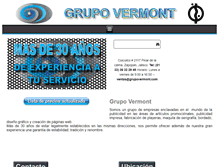 Tablet Screenshot of grupovermont.com